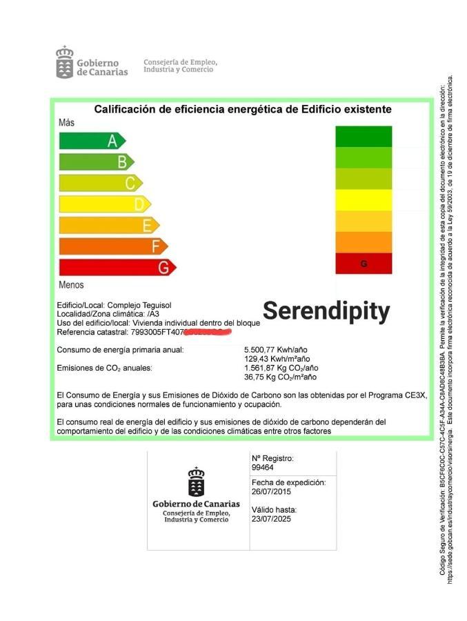 Vivienda Vacacional Serendipity 코스타 테기세 외부 사진